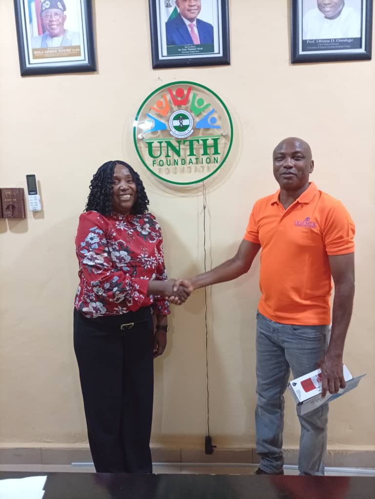Ogemeks Charity Foundation Visits UNTH Foundation for Partnership and Future Collaboration